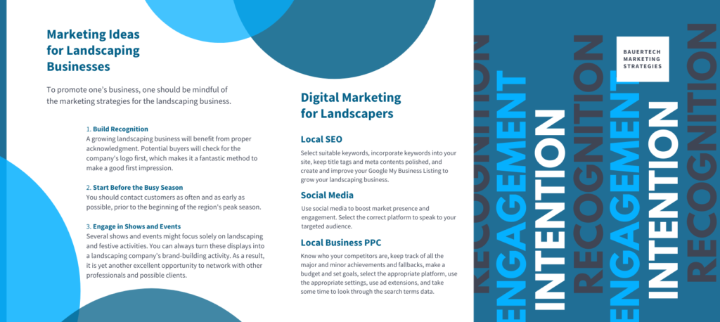 Learn how to create effective marketing strategies for landscaping businesses.
