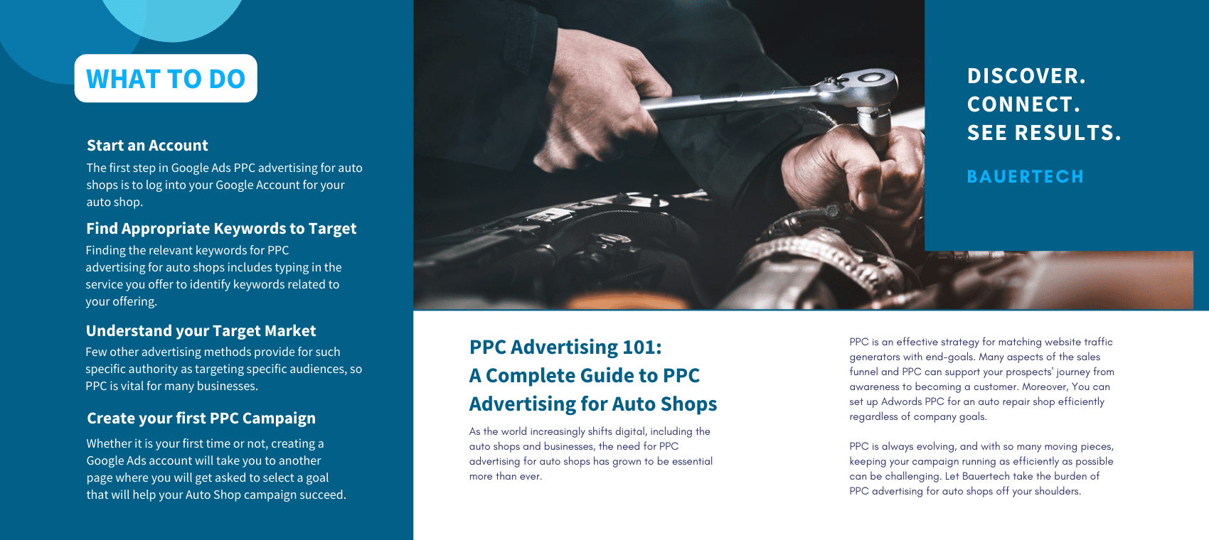 A complete breakdown for getting started with PPC Advertising for auto shops.