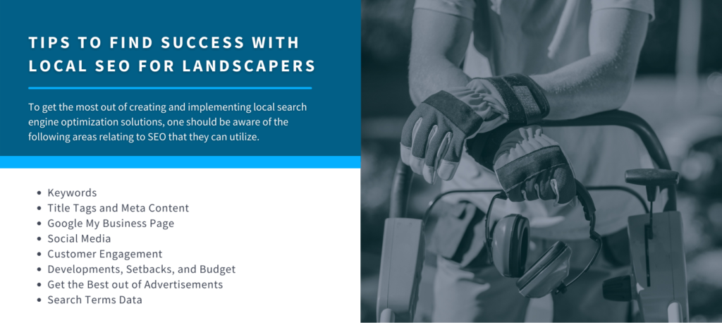 Eight Top Tips to Find Success with Local SEO for Landscapers.