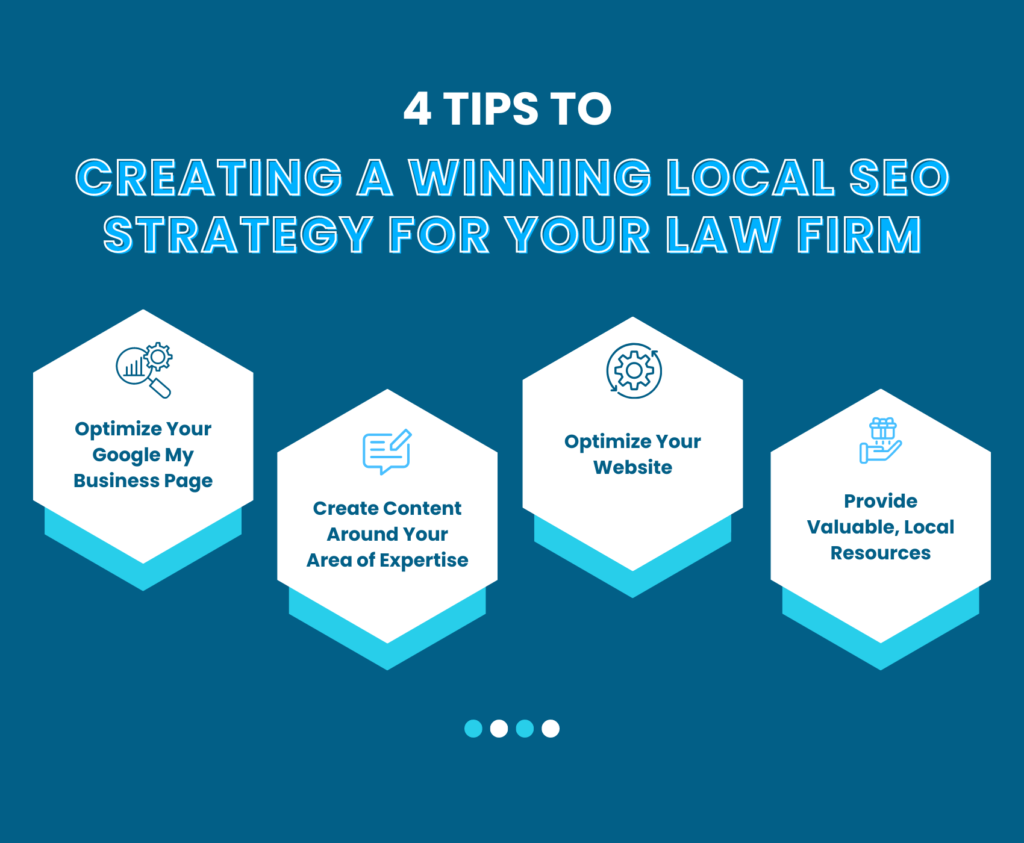 With these four tips, you can create a winning local SEO strategy for your law firm.